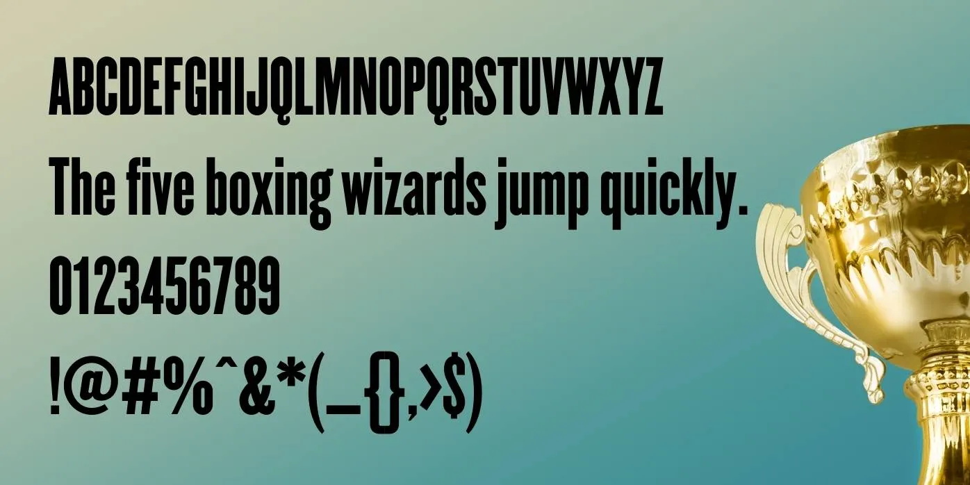 Champion Font Preview