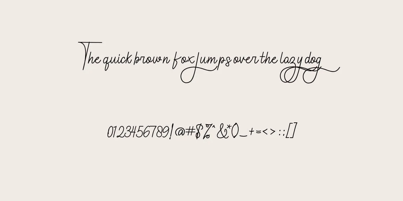 Charlotte Bellamy Font Preview