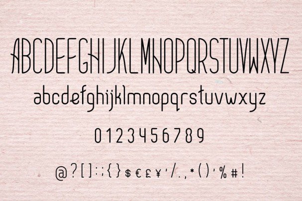 Charming Melody Font Preview