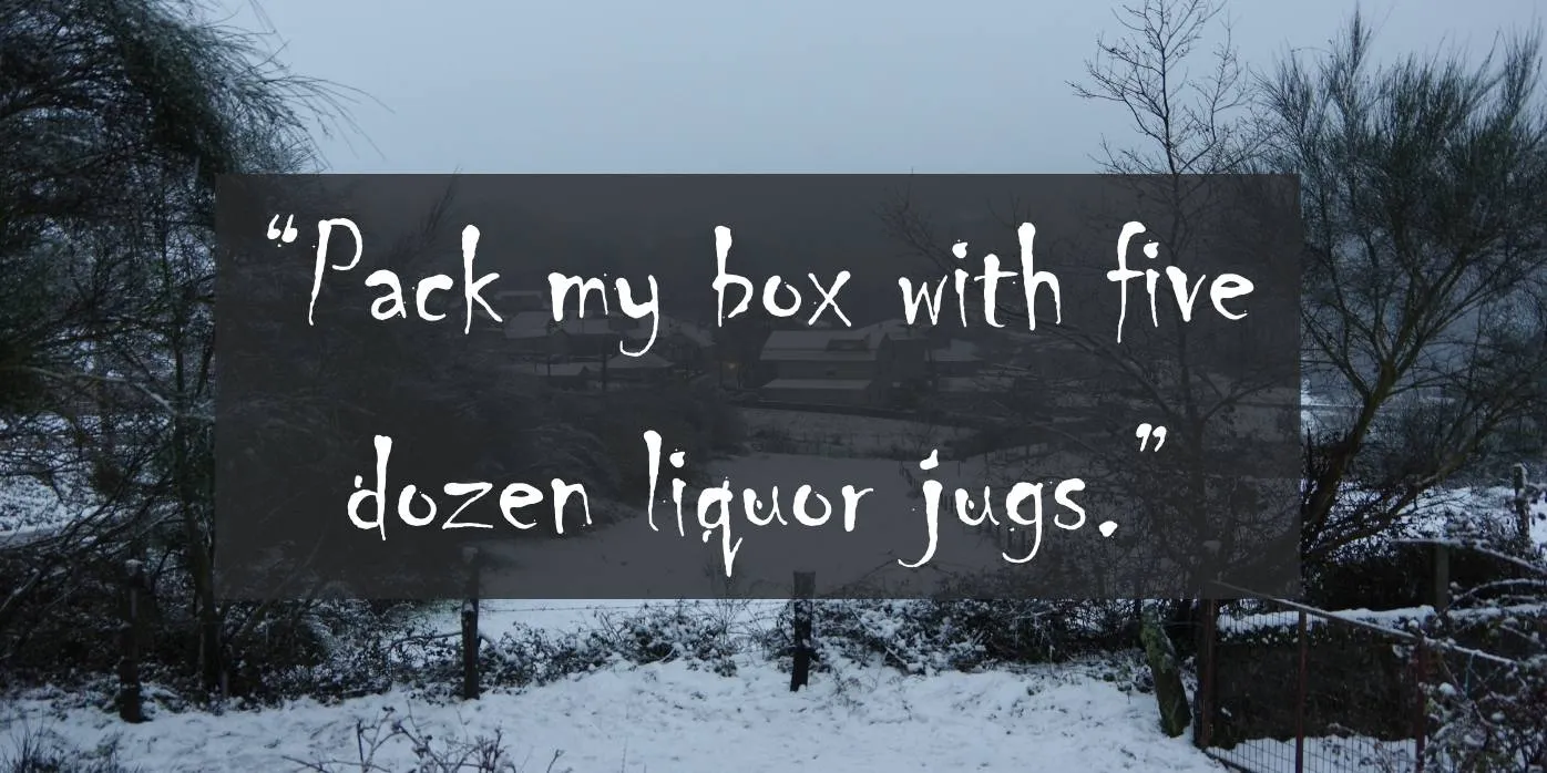 Chiller Font Preview