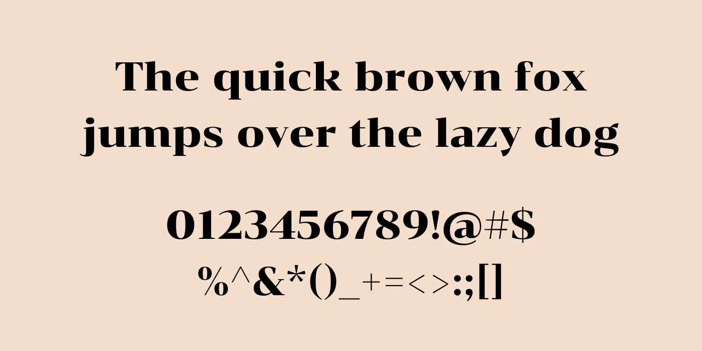 Chonburi Font Preview