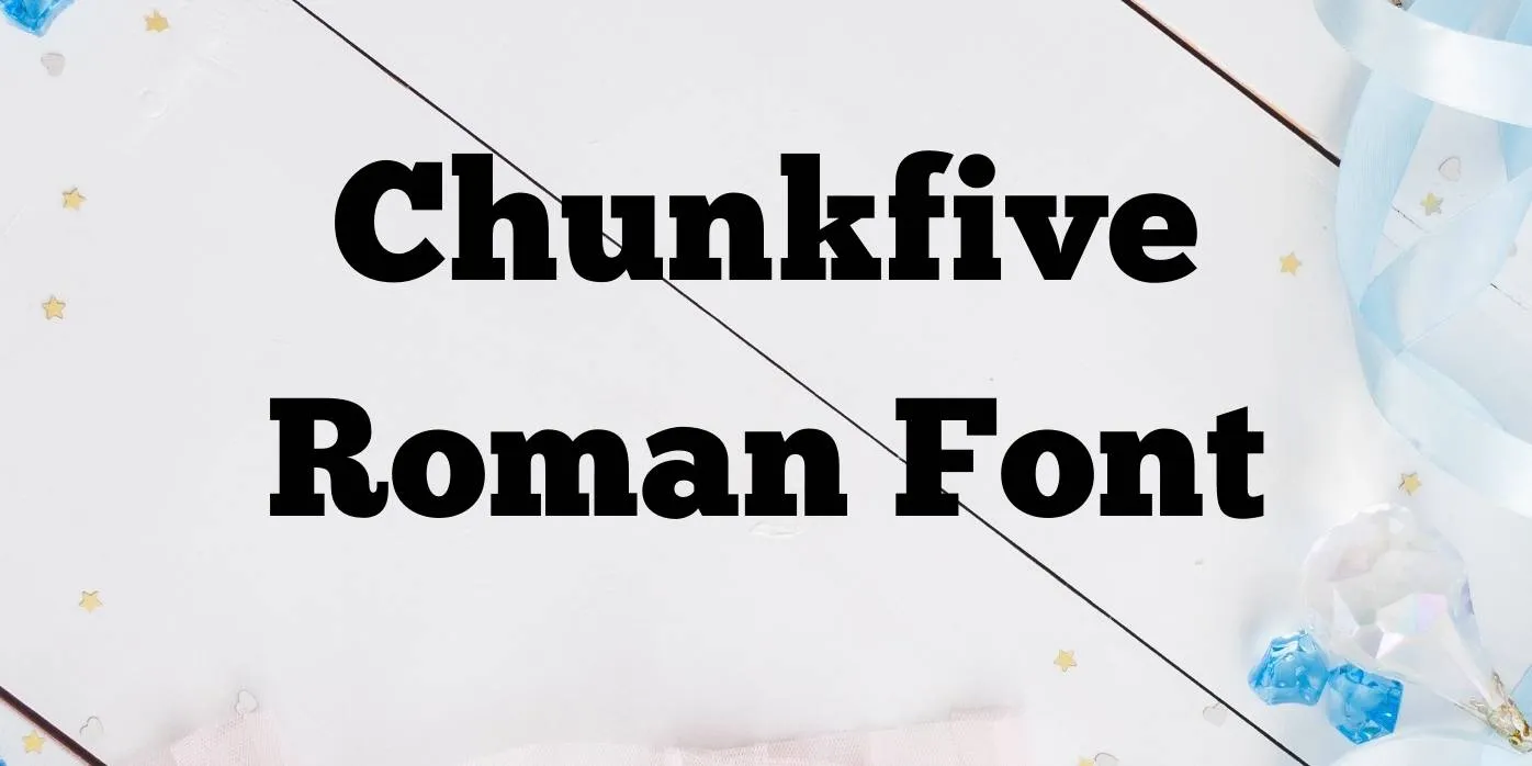 Chunk Five Roman Font
