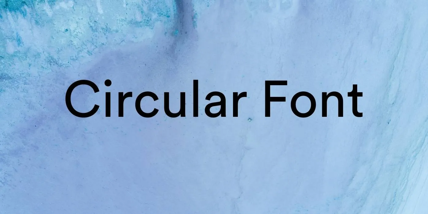 Circular Font