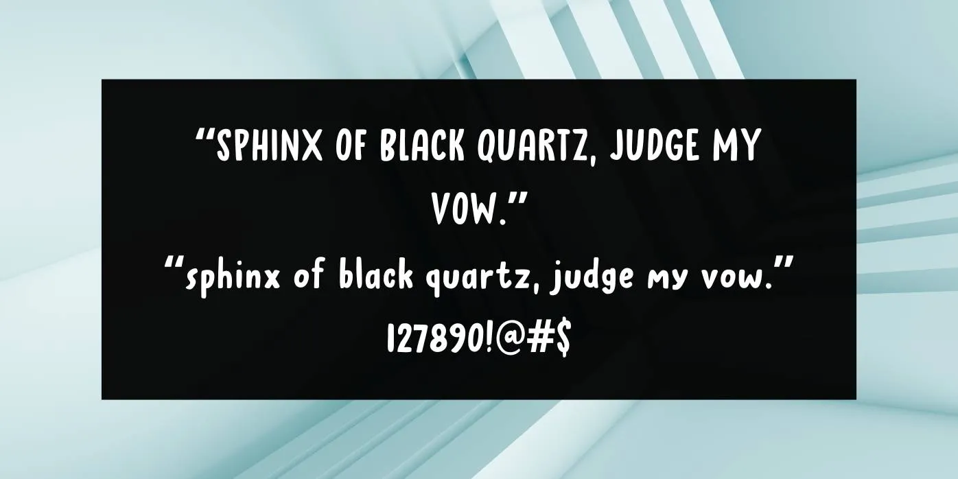 Clootie Font Preview