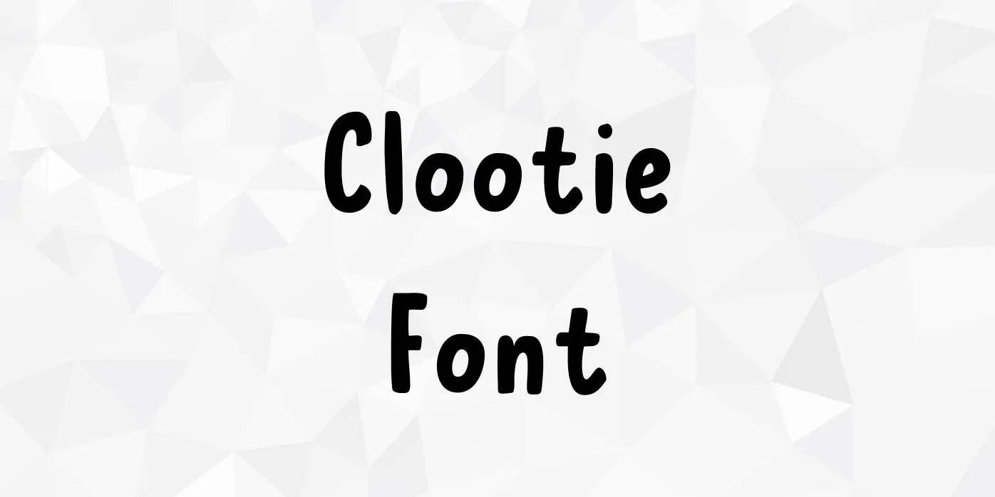 Clootie Font