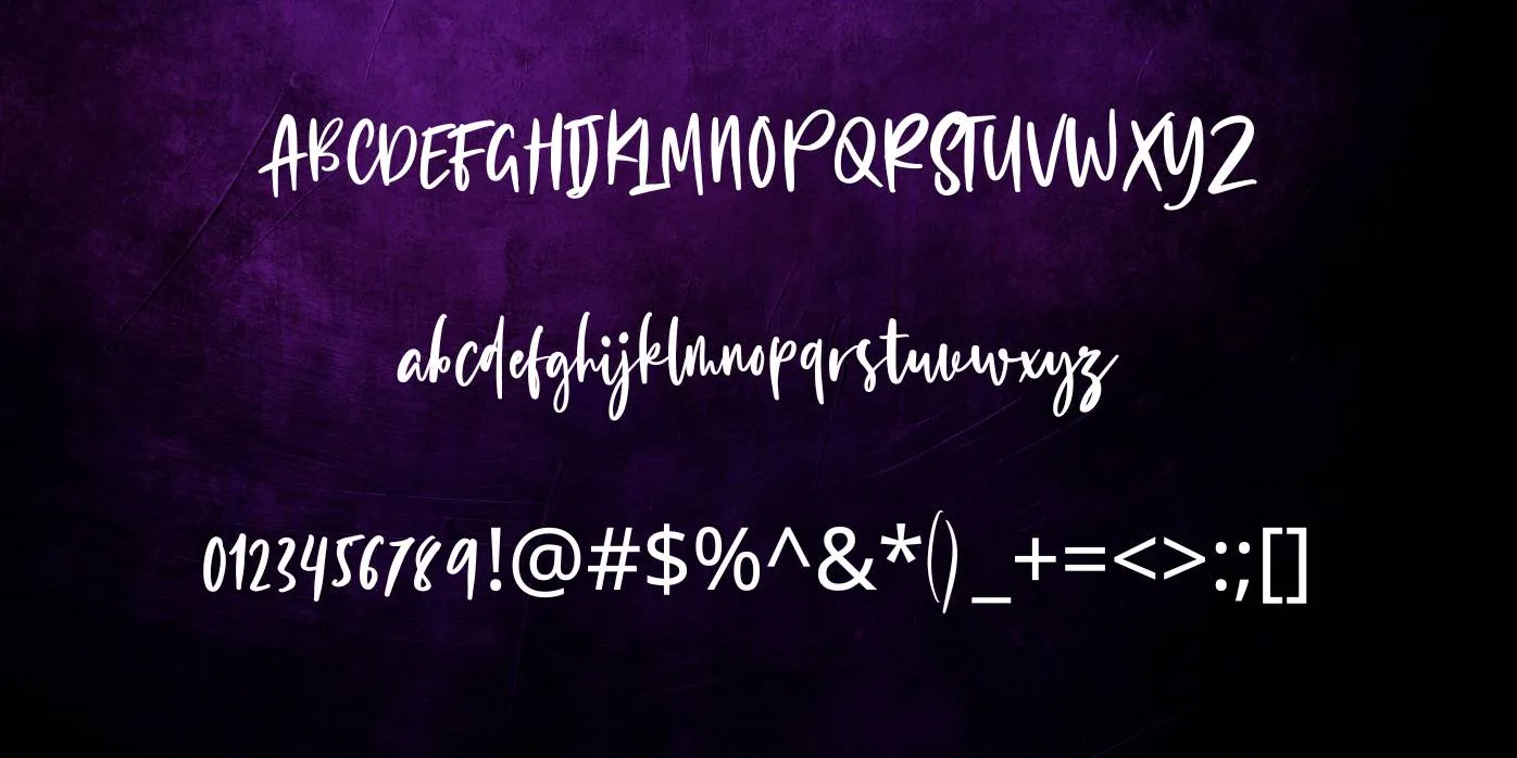 Cloudy Night Font Preview