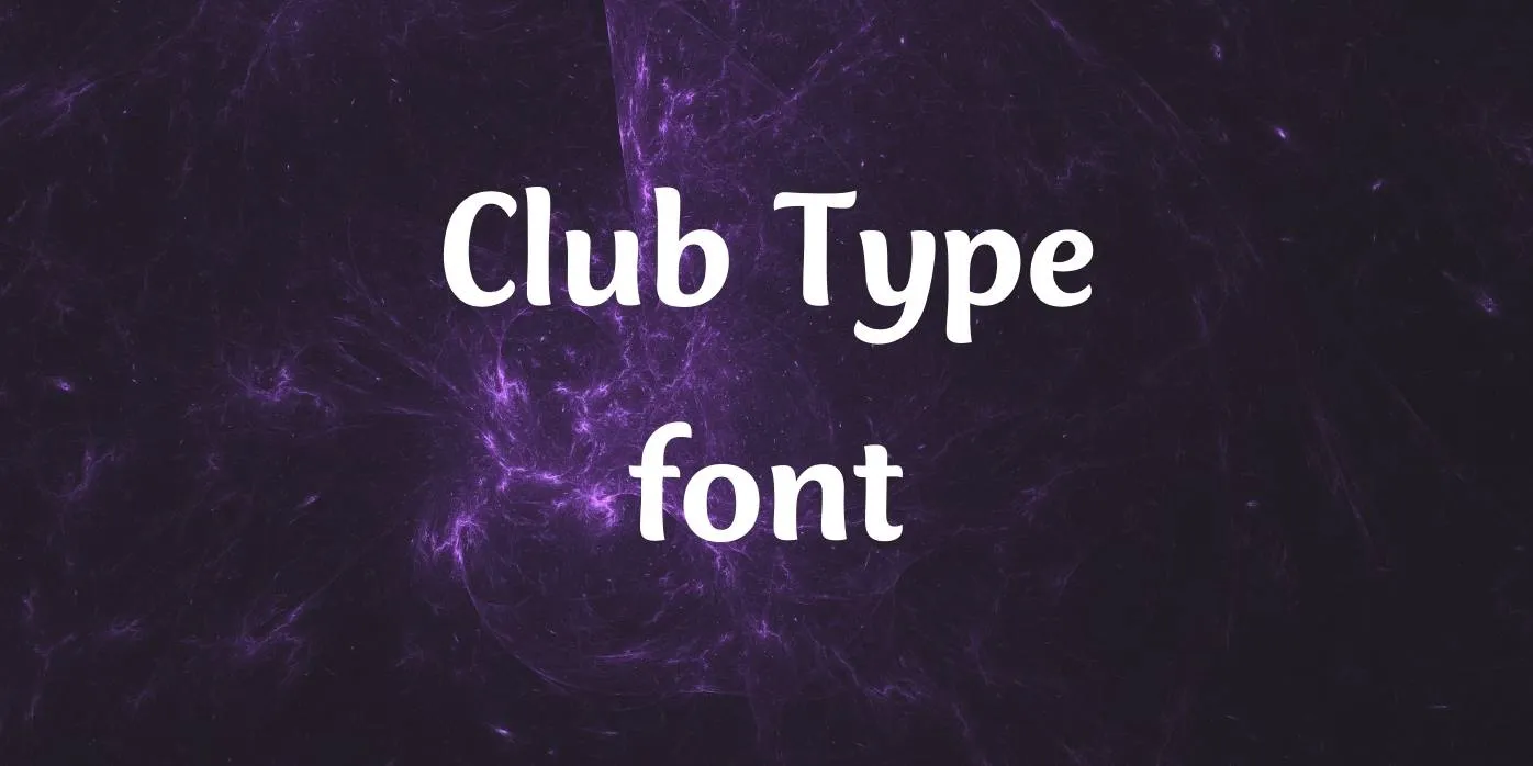 Club Type Font