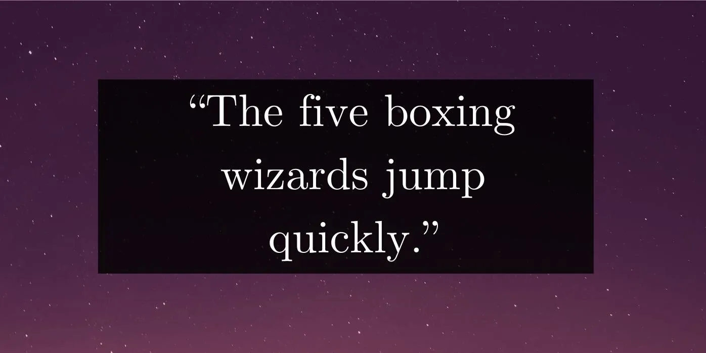 CMU Serif Font Preview