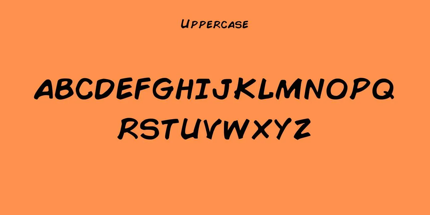 Comic Book Font Preview