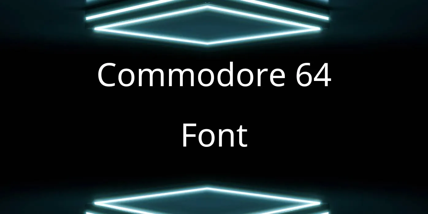Commodore 64 Font