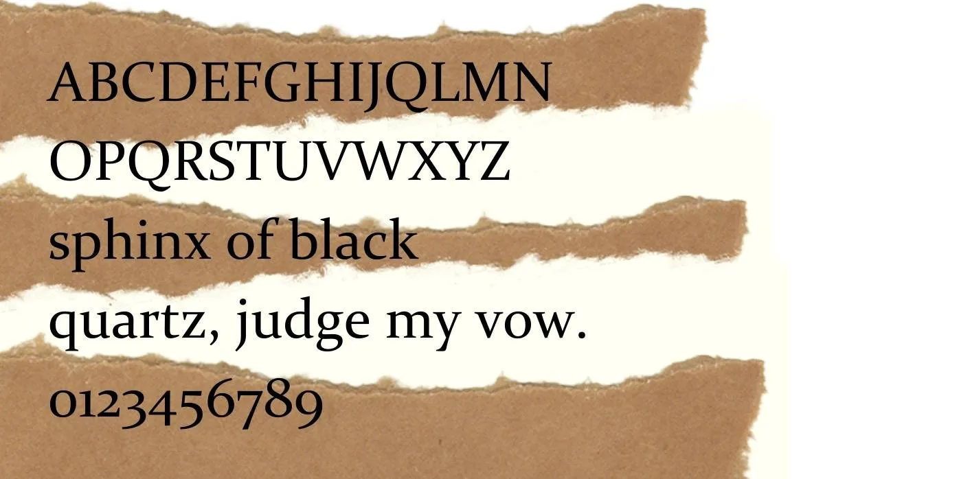 Constantia Font Preview