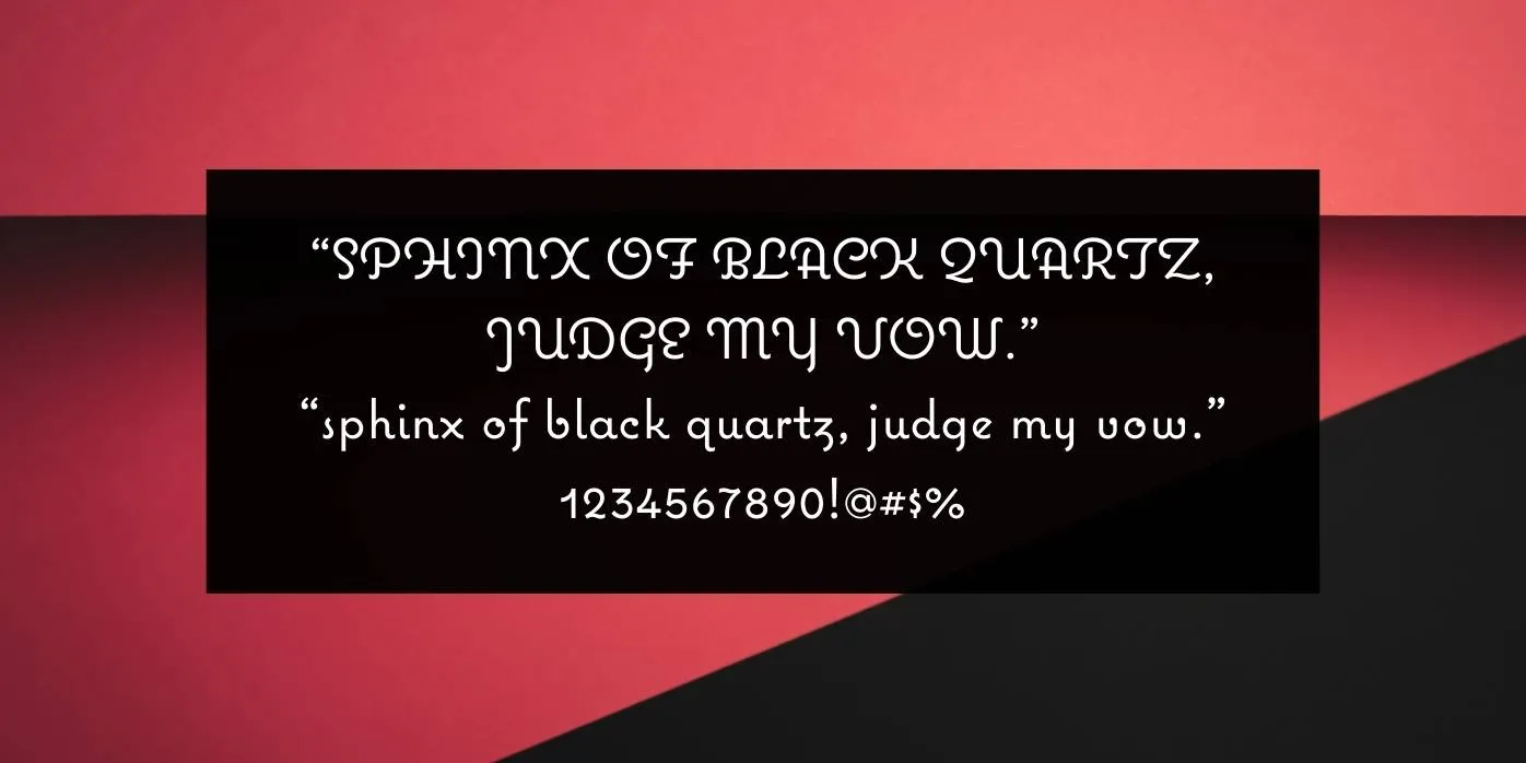 Coquette Font Preview