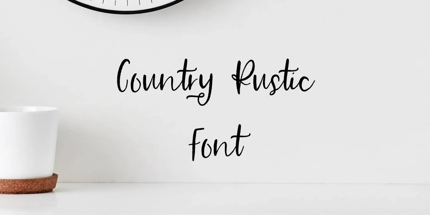 Country Rustic Font