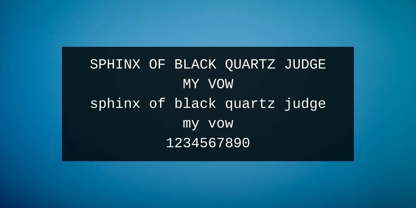 Cousine Font Preview