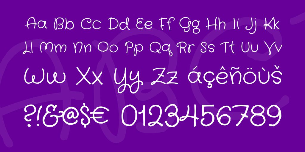 Crafty Girls Font Preview
