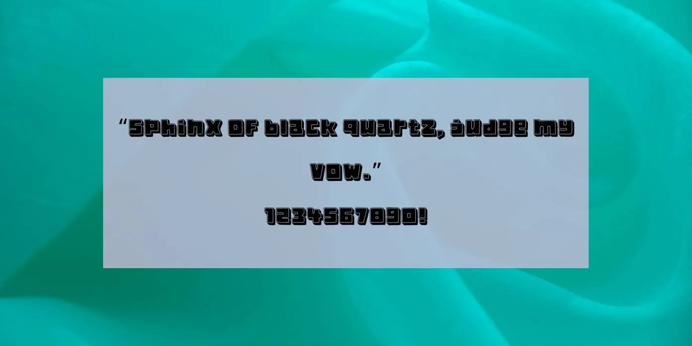 Crazy Font Preview
