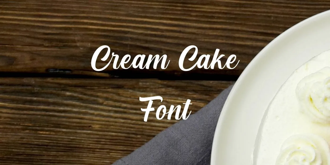 Cream Cake Font