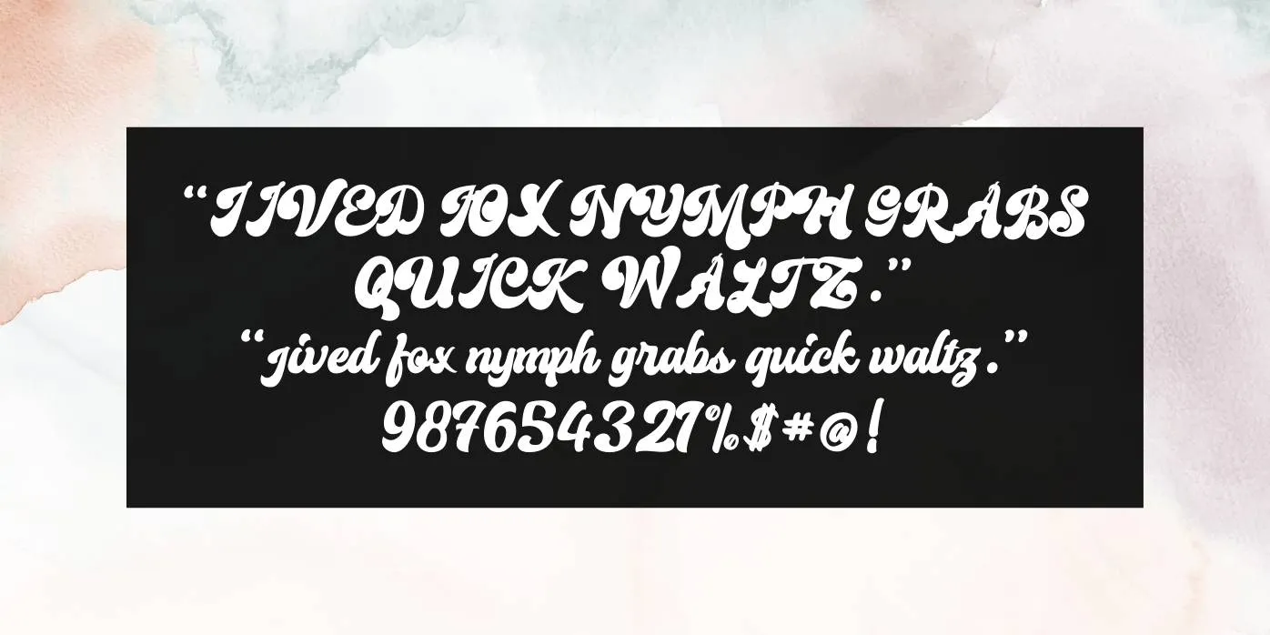 Creamer Font Preview
