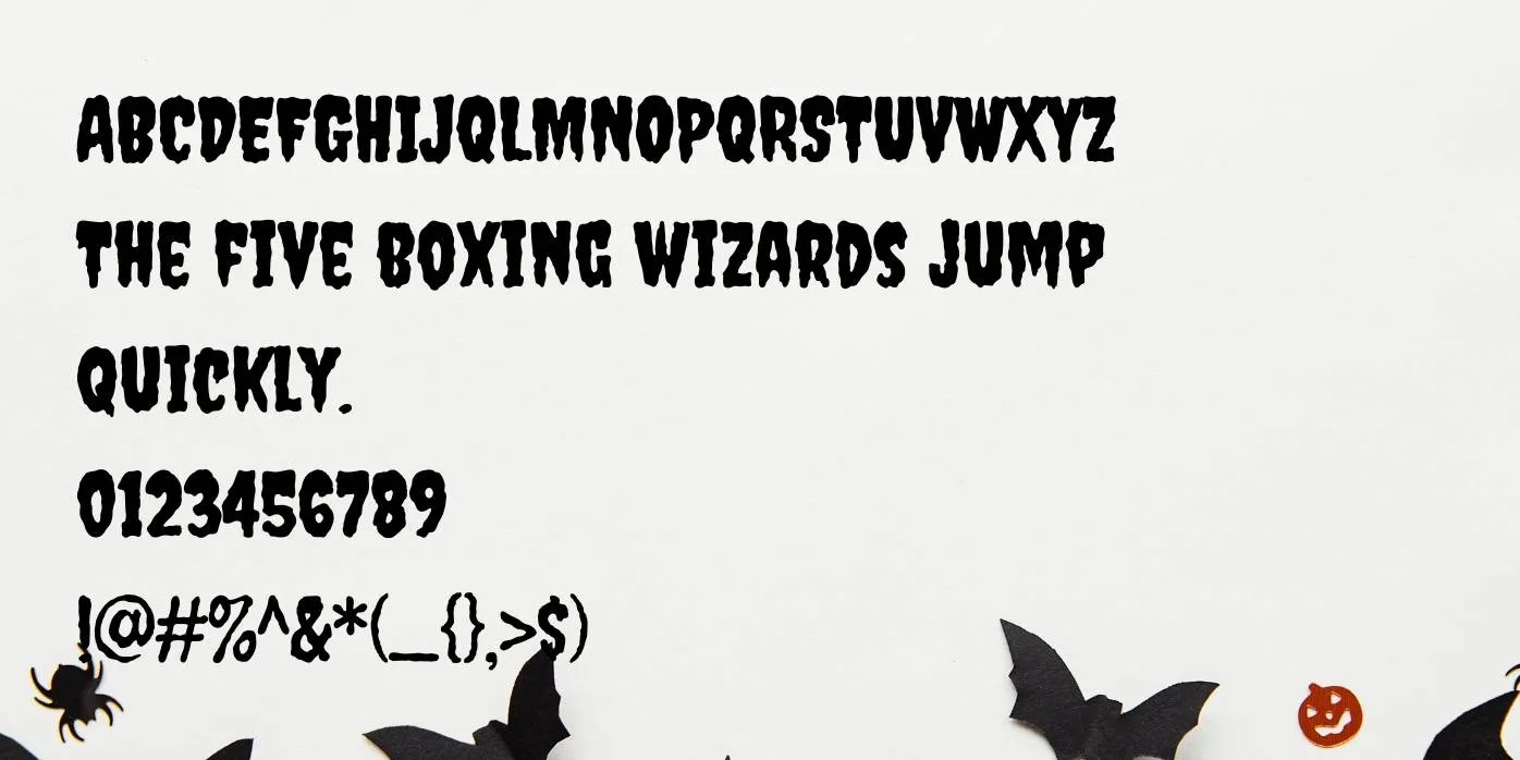 Creepster Font Preview