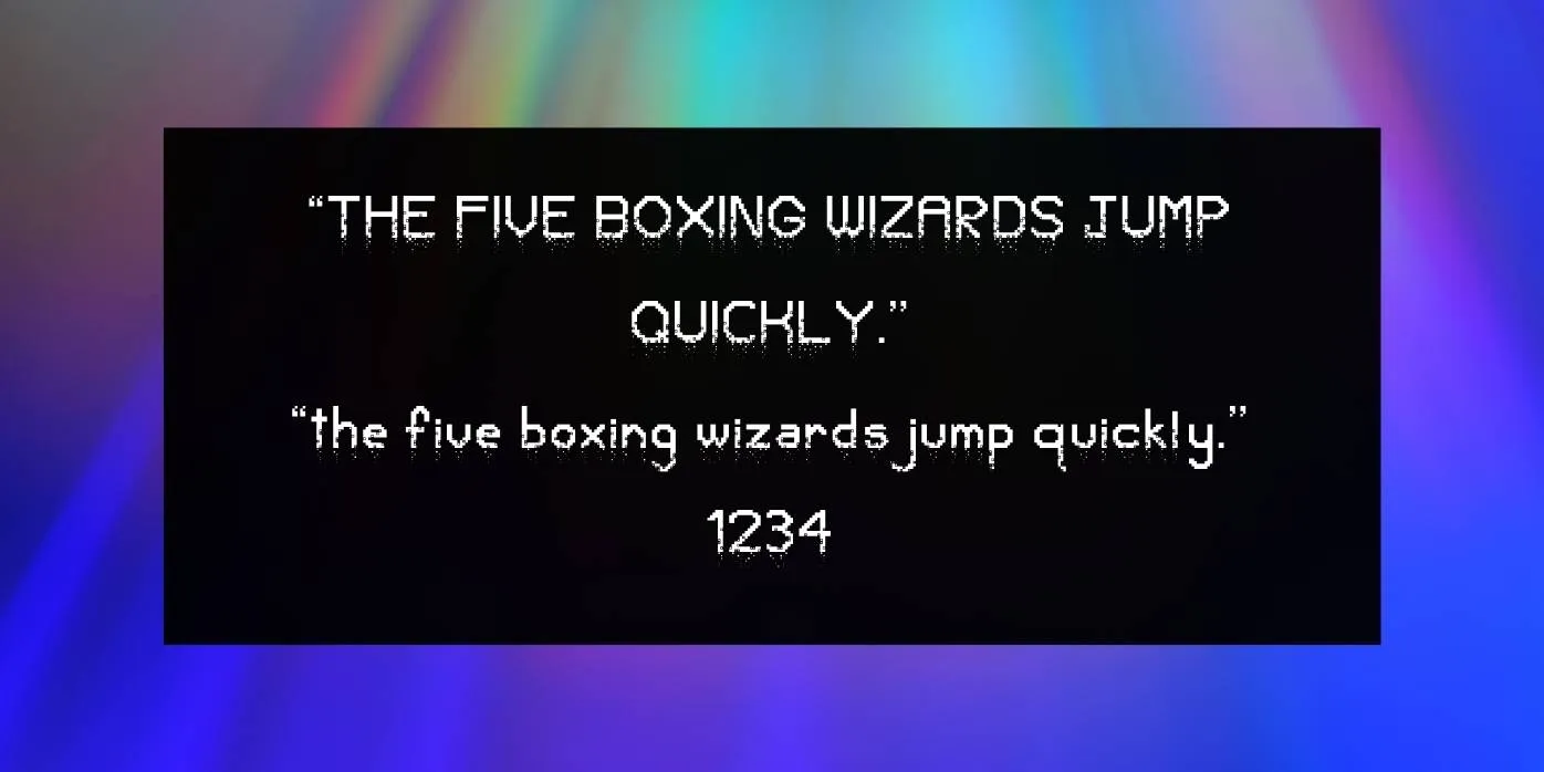Crumbled Pixels Font Preview