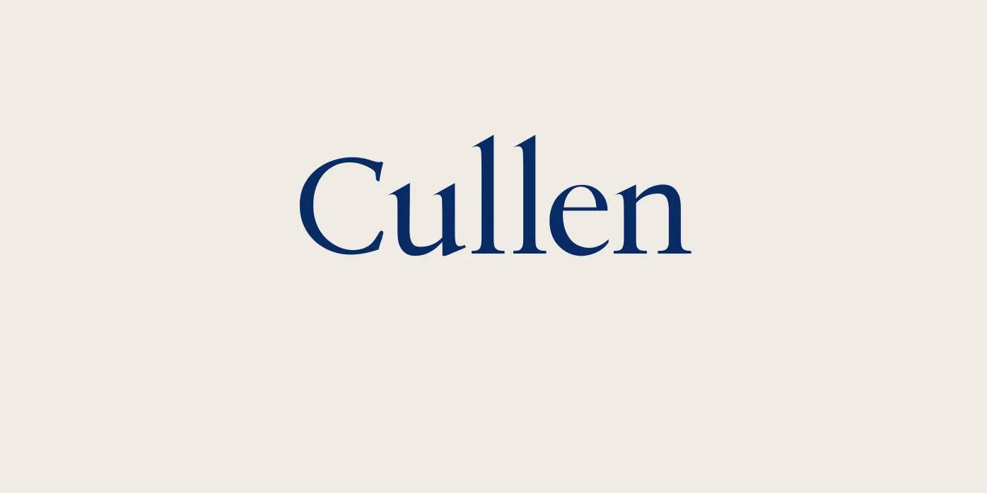Cullen Font