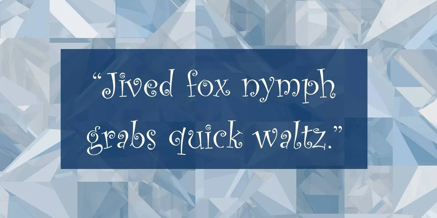 Curlz Font Preview