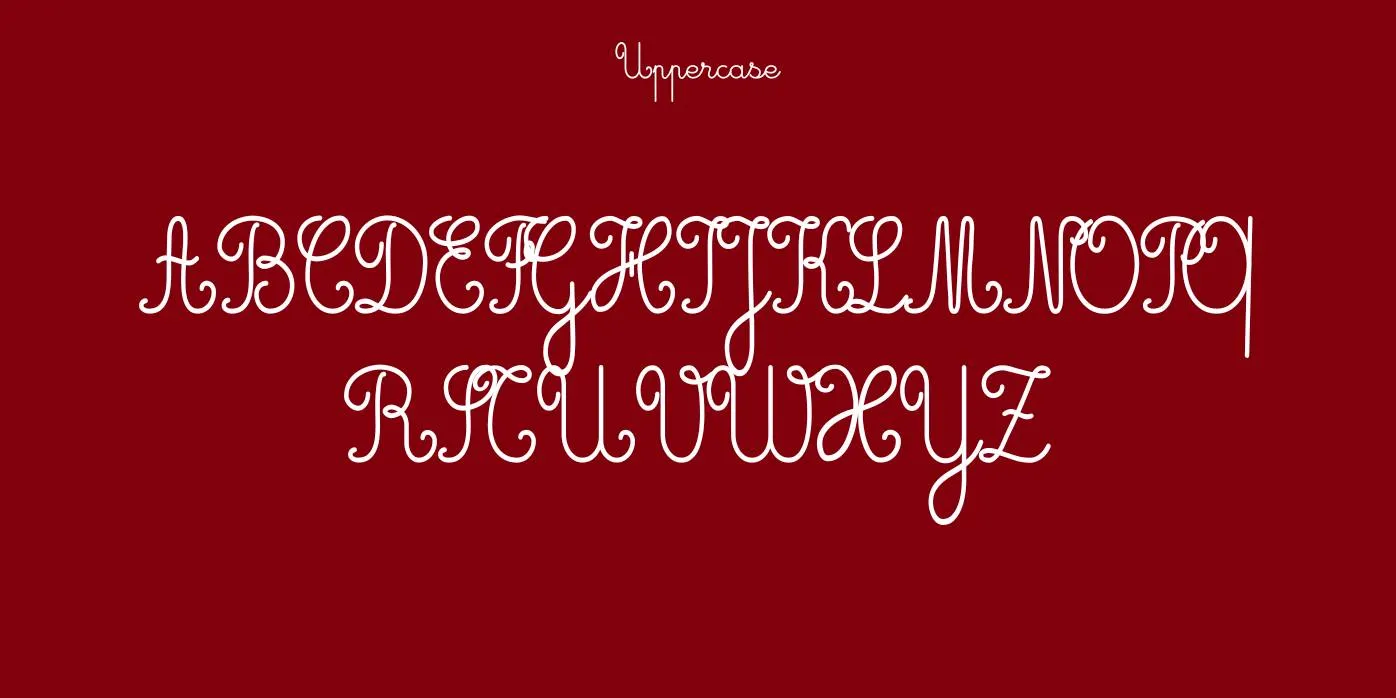 Cursive Font Preview