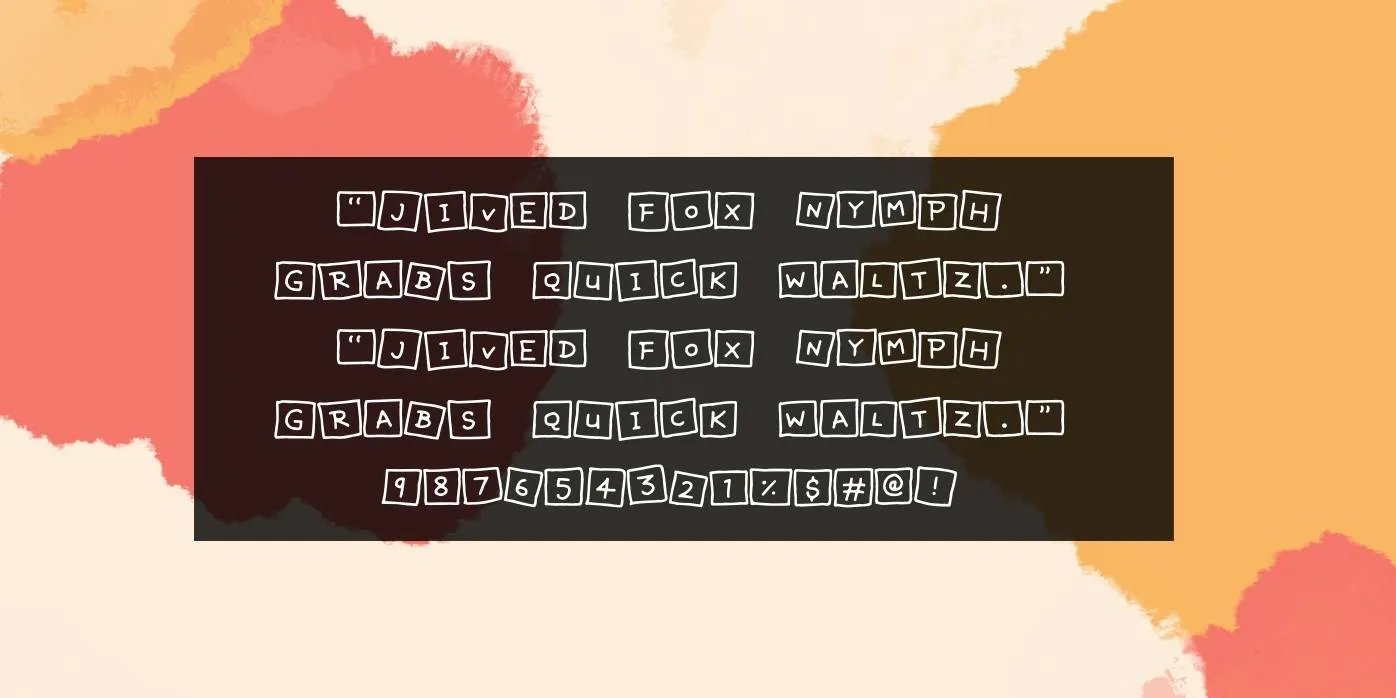 Cute Notes Font Preview