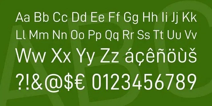 D DIN Font Preview