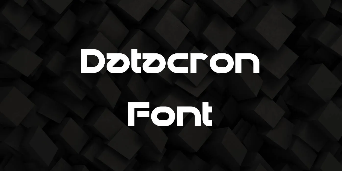 Datacron Font