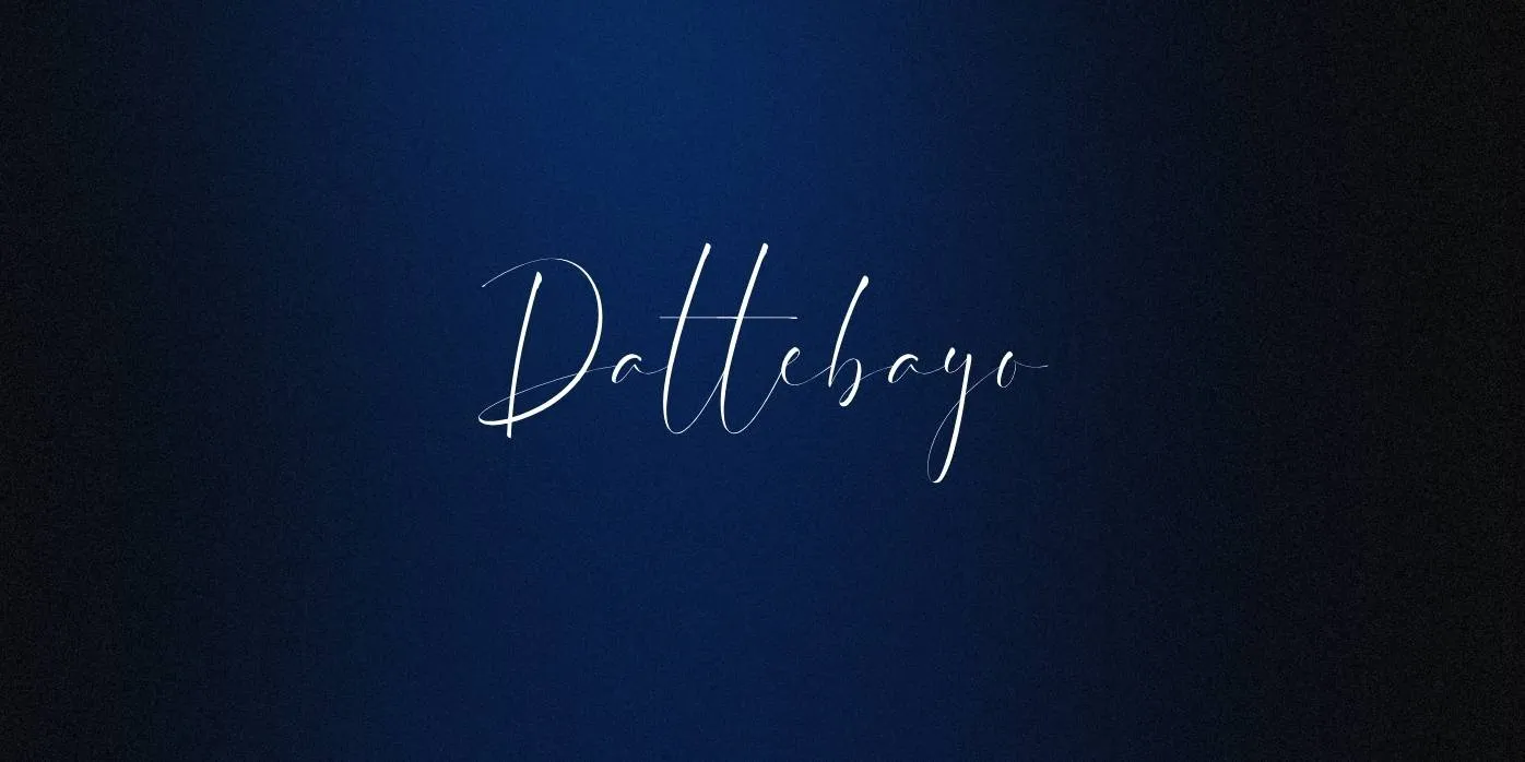 Dattebayo Font
