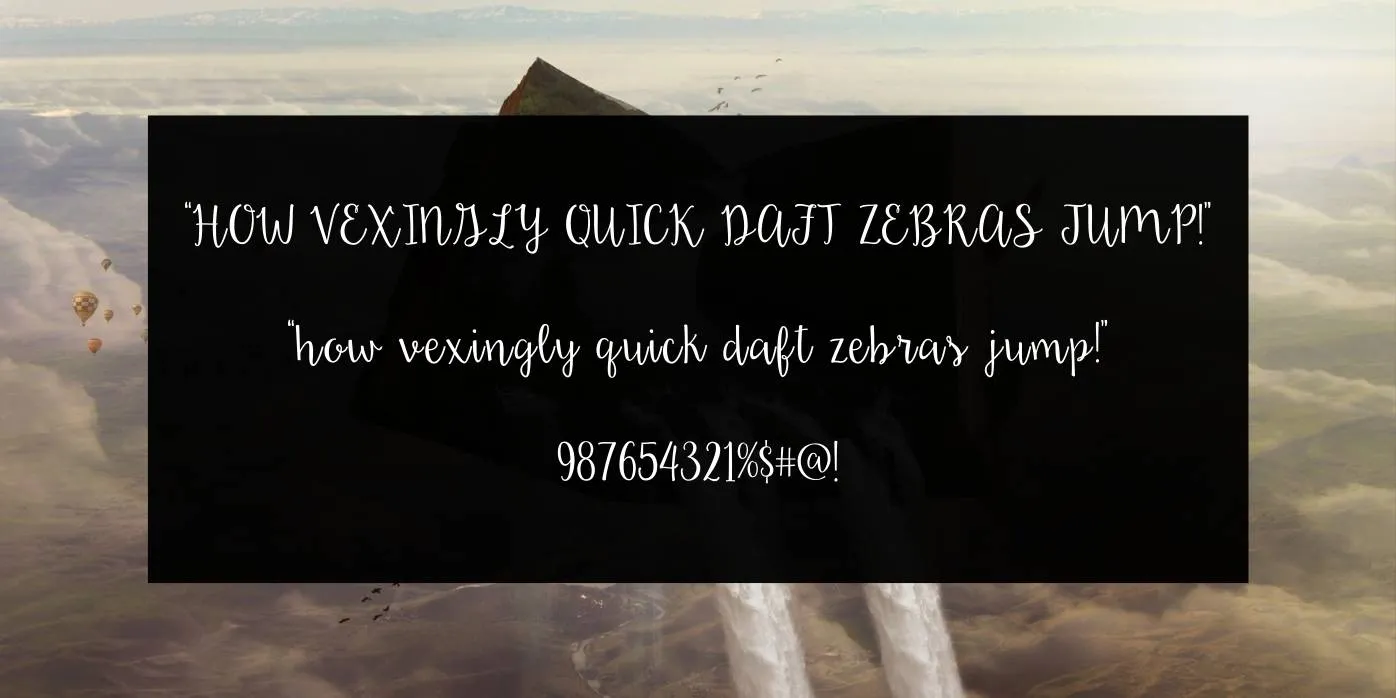 Daydreamer Font Preview
