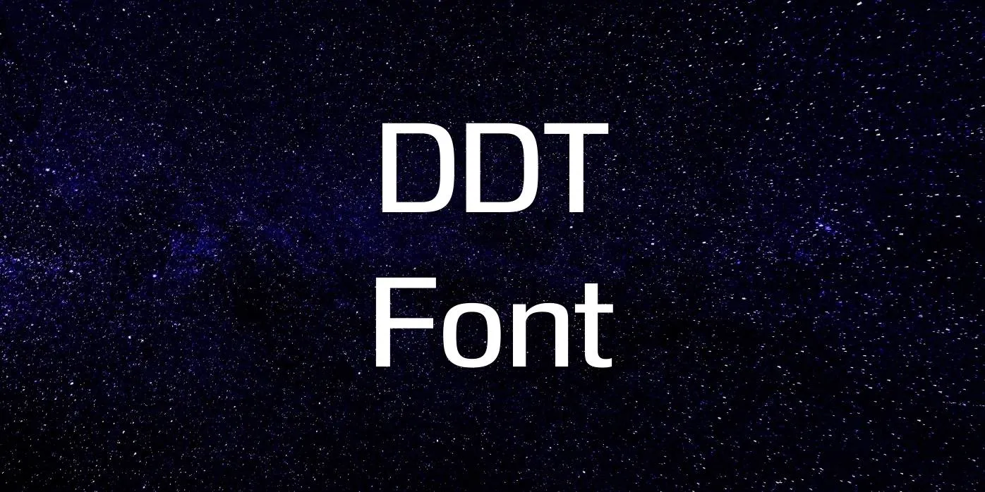 DDT Font