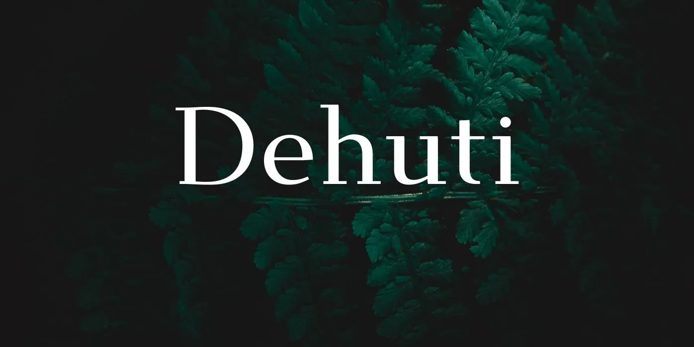 Dehuti Font