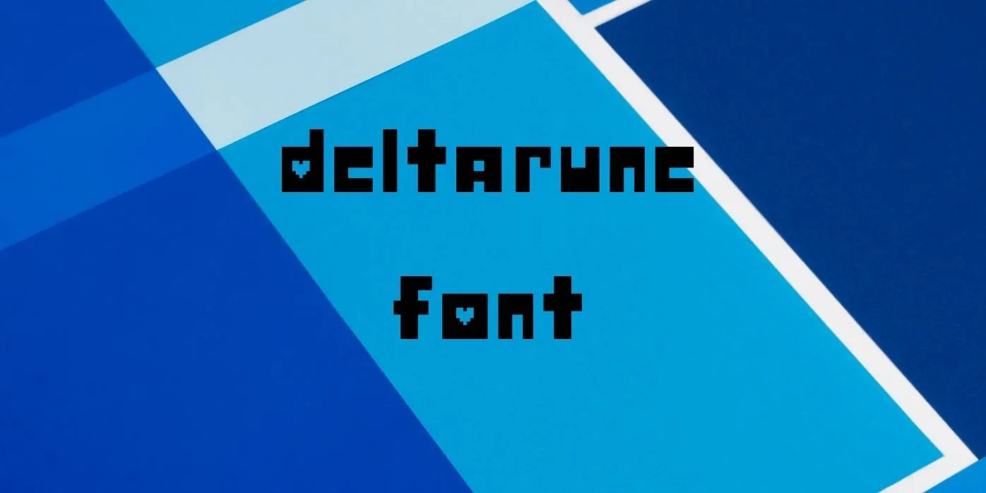 Deltarune Font