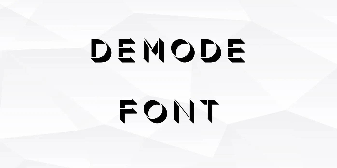 Demode Font
