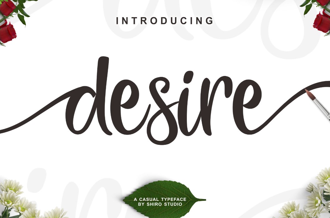 Desire Script Font