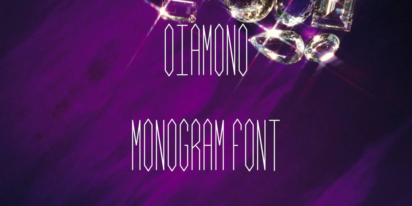 Diamond Monogram Font