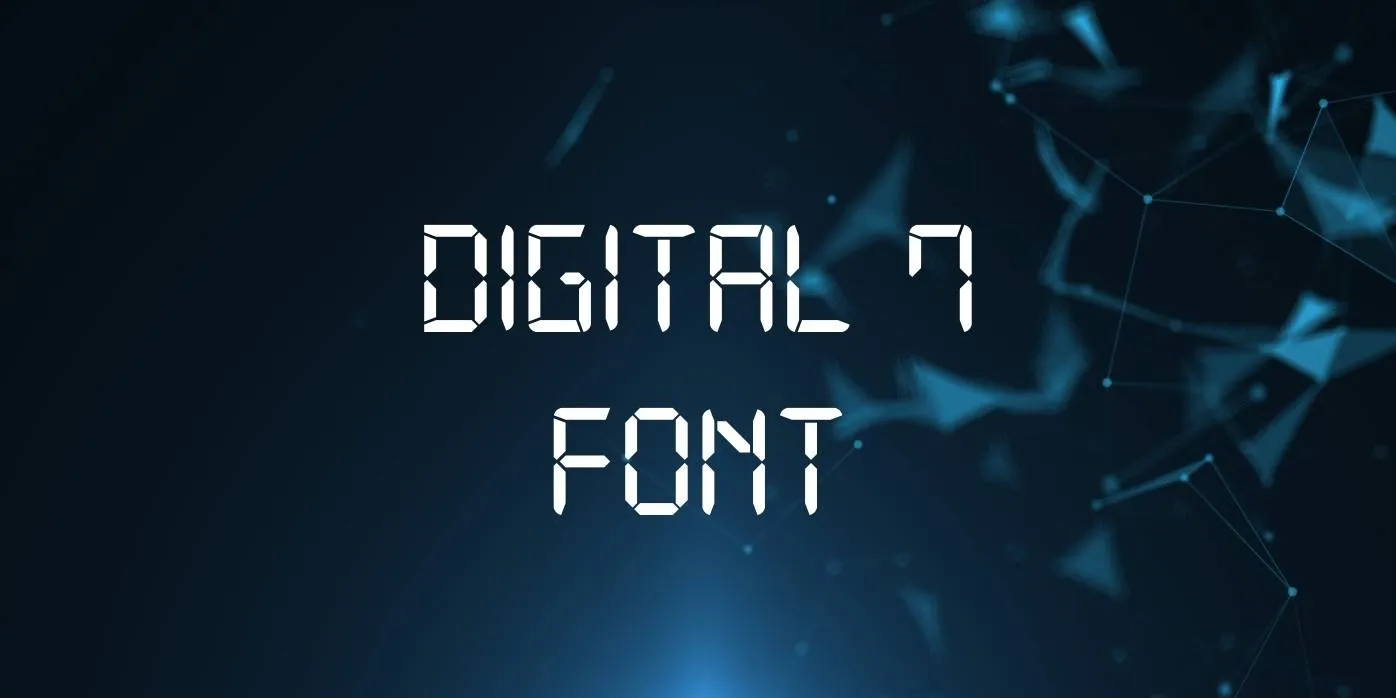 Digital 7 Font