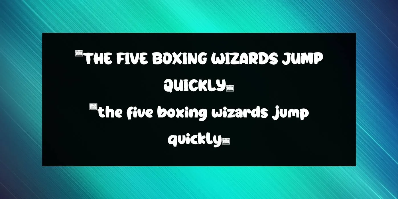 Dino Jump Font Preview