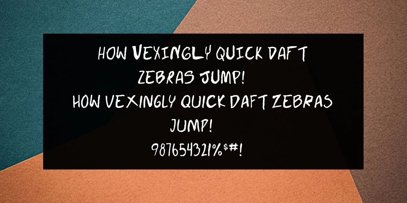 Doujinshi Font Preview