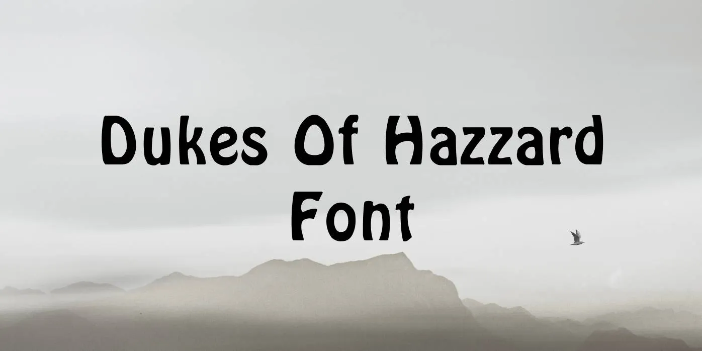 Dukes of Hazzard Font