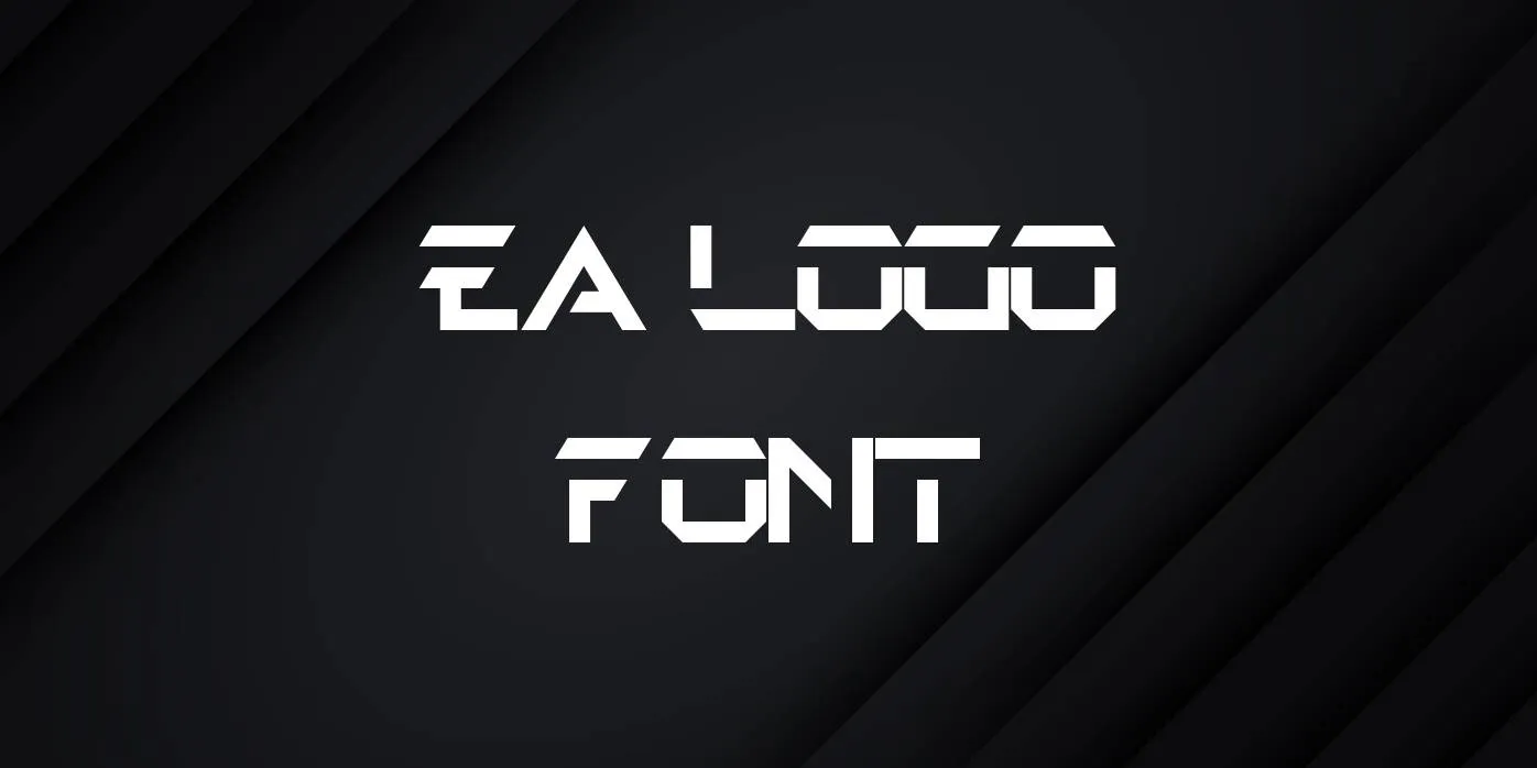 EA Logo Font