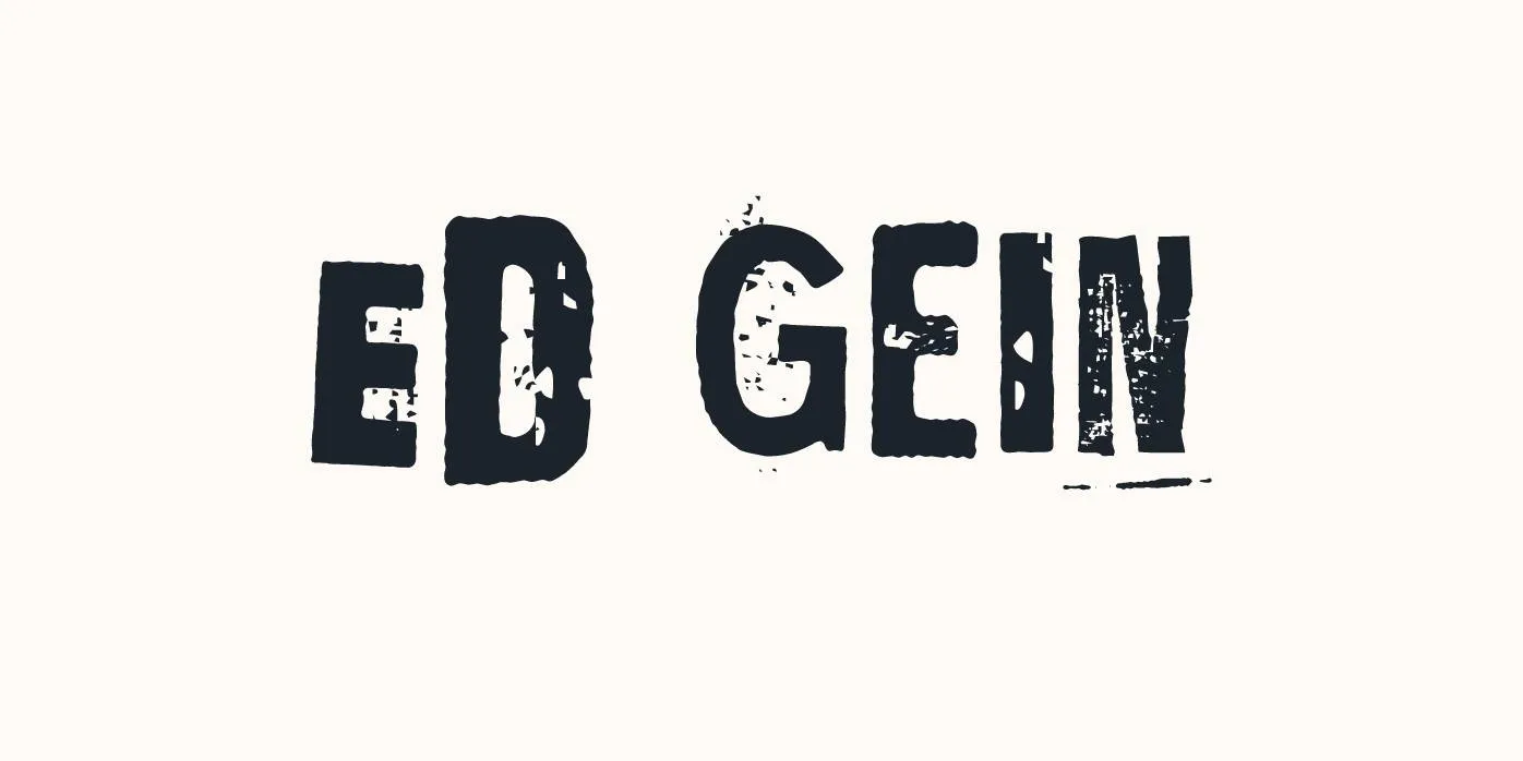 Ed Gein Font