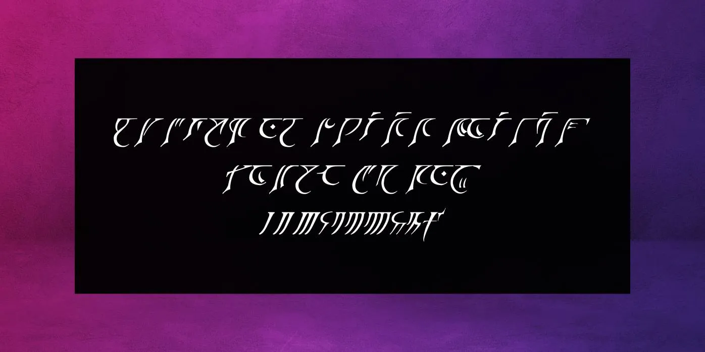 Eladrin Font Preview