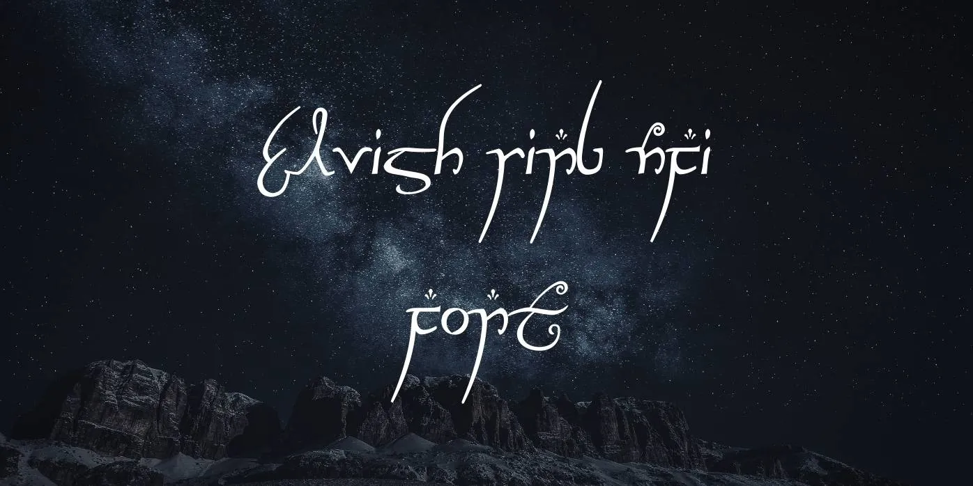 Elvish Ring NFI Font
