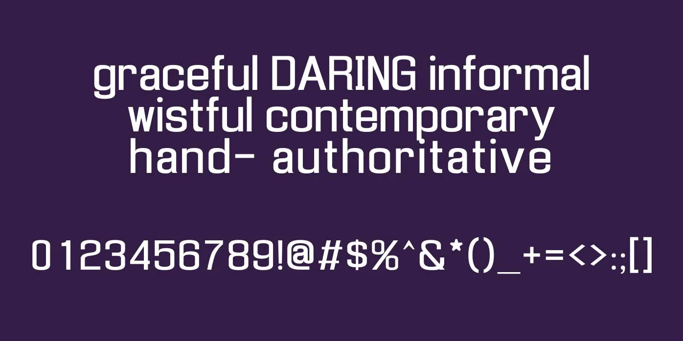 Enigmatic Font Preview