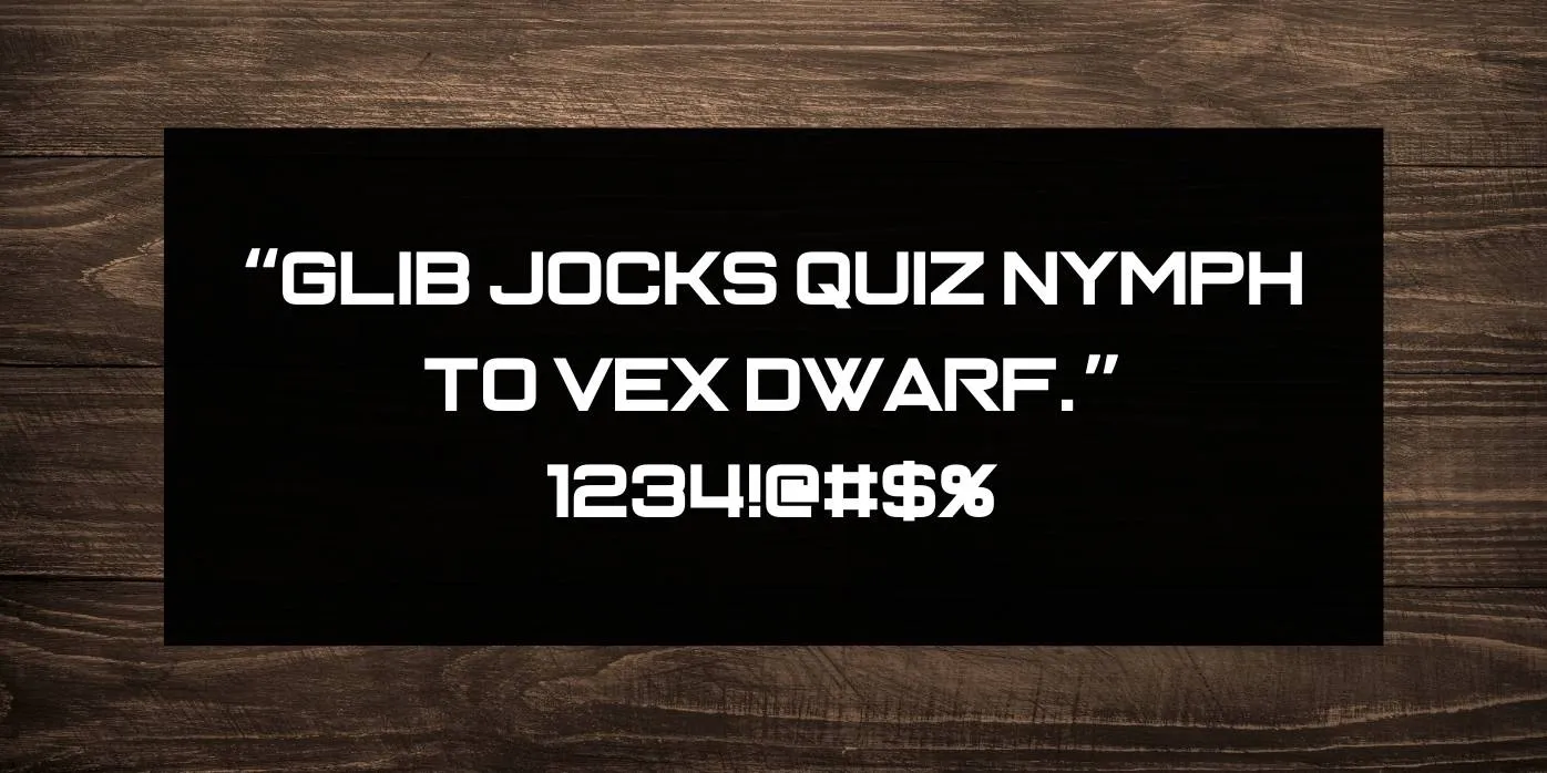 Enter The Grid Font Preview
