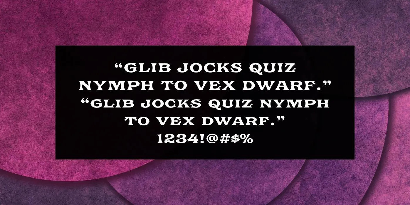 Ephemera Fascia Font Preview