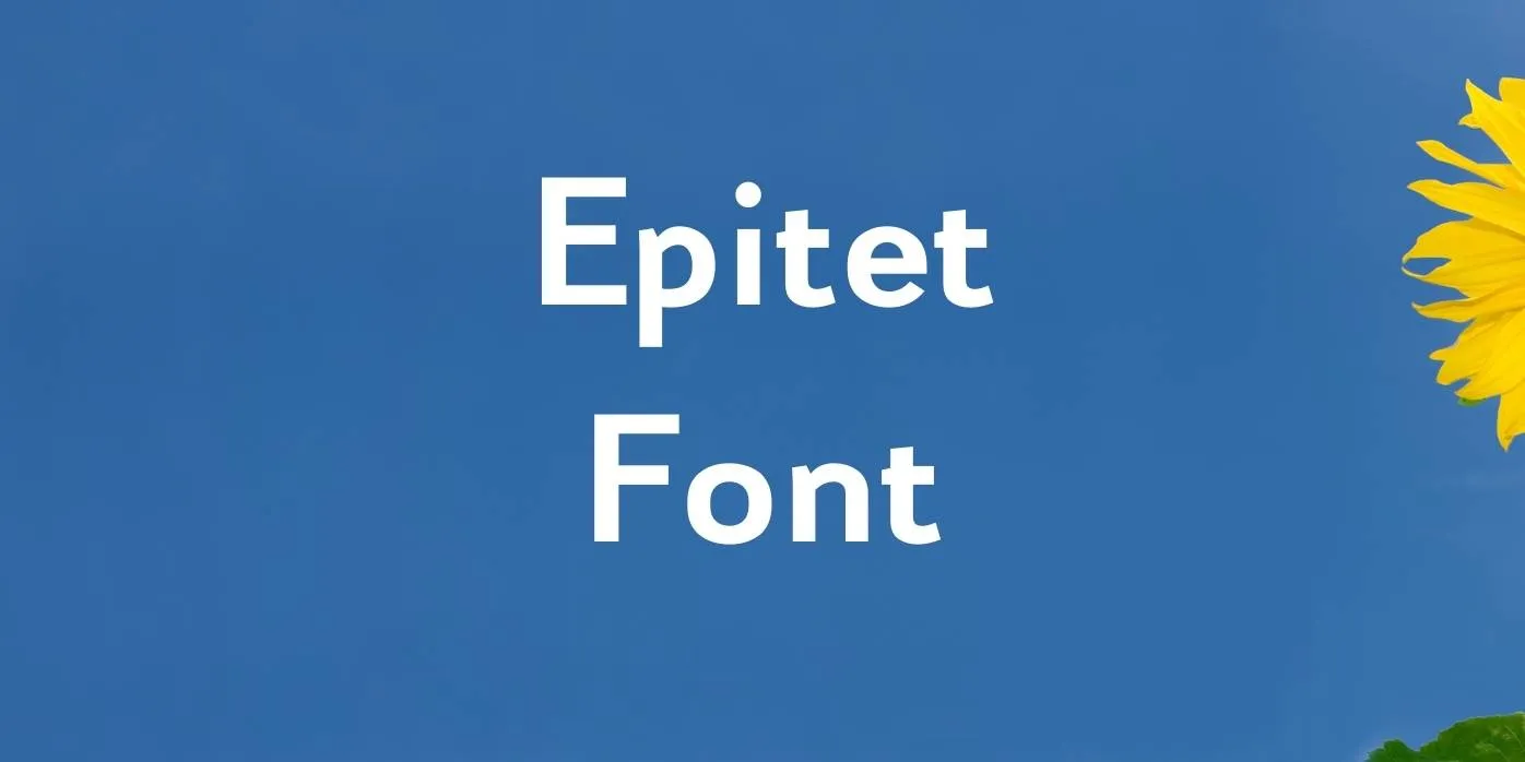 Epitet Font